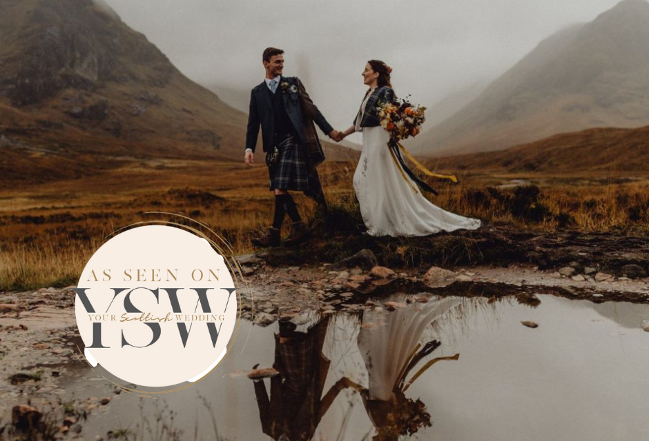 Real Life Wedding Love Stories – Elena & Sam’s Dream ‘Double 0 Glencoe’ Wedding