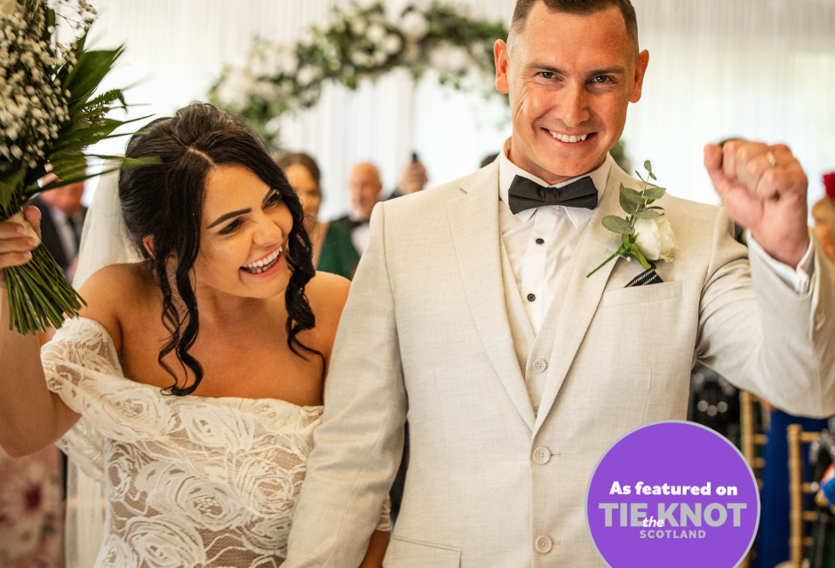 Real Life Wedding Love Stories – Caitlin & Jono’s Crutherland House Humanist Wedding