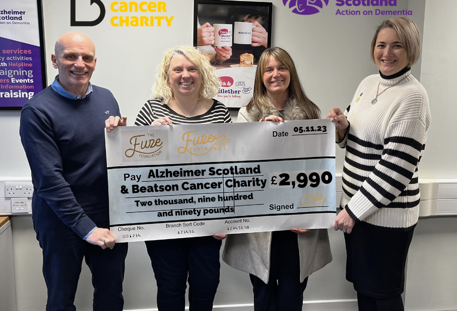 £2,990 of Give Back August to November 2023 from The Fuze Foundation