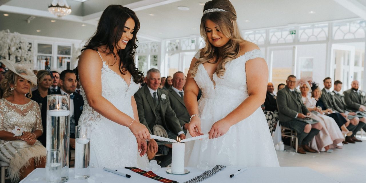 Symbolic Humanist Wedding Gestures – Unity Candle Lighting