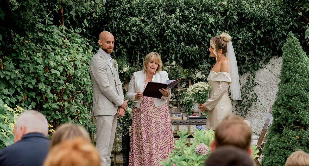 A Garden Full of Love – Jen & Anton’s At Home Humanist Wedding!